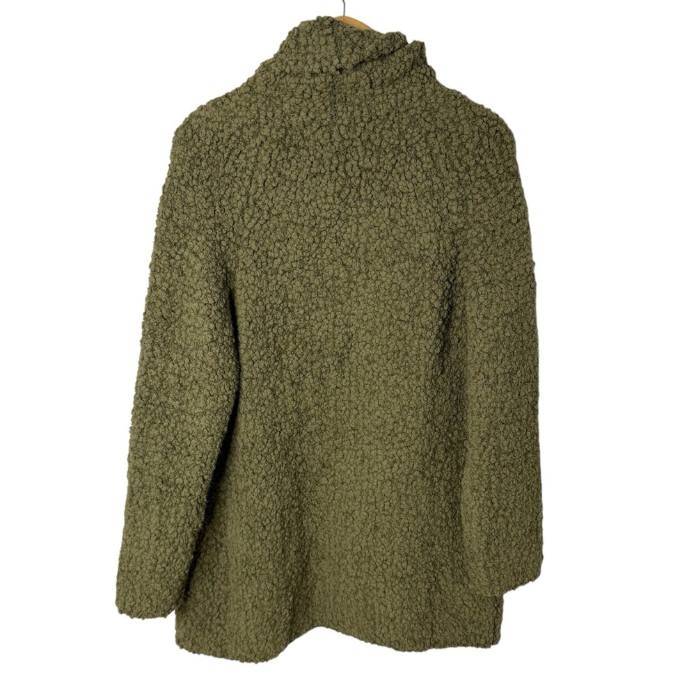Barefoot Dreams Boucle Shawl Cardigan Olive Green Size Small BDWNV1242 - Picture 2 of 6